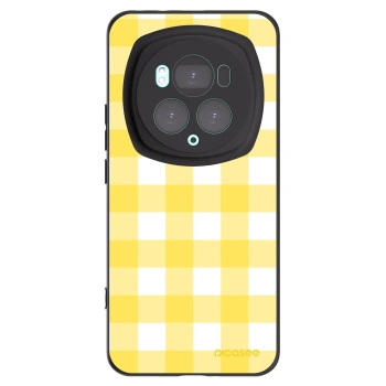 Picasee silikonski črni ovitek za Honor Magic6 Pro - Gride lemon