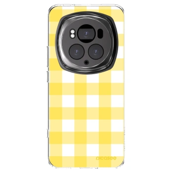 Picasee silikonski prozorni ovitek za Honor Magic6 Pro - Gride lemon