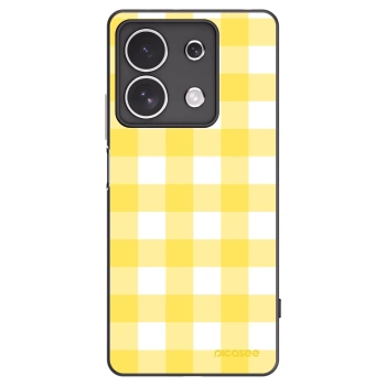 Picasee silikonski črni ovitek za Xiaomi Redmi Note 13 4G - Gride lemon