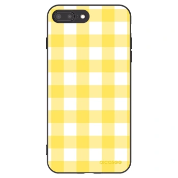Picasee silikonski črni ovitek za Apple iPhone 7 Plus - Gride lemon