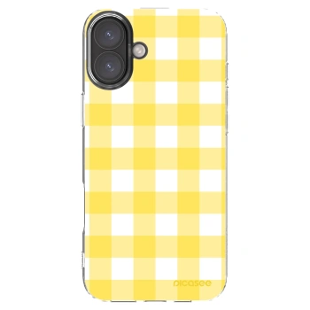 Picasee silikonski prozorni ovitek za Apple iPhone 16 Plus - Gride lemon