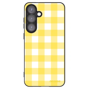 Picasee silikonski črni ovitek za Samsung Galaxy S25+ 5G - Gride lemon