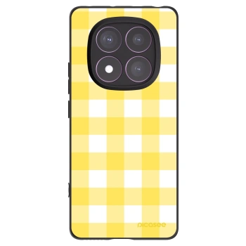 Picasee silikonski črni ovitek za Xiaomi Redmi Note 14 Pro 4G - Gride lemon
