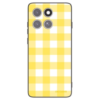 Picasee silikonski črni ovitek za Motorola Edge 60 Pro - Gride lemon
