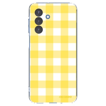 Picasee silikonski prozorni ovitek za Samsung Galaxy A17 5G - Gride lemon
