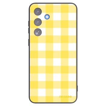 Picasee silikonski črni ovitek za Samsung Galaxy S25 FE 5G - Gride lemon