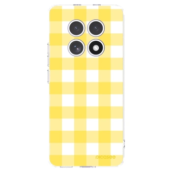 Picasee silikonski prozorni ovitek za Xiaomi Redmi Note 15 4G - Gride lemon