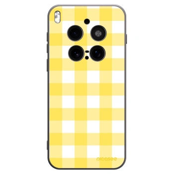 Picasee silikonski črni ovitek za Vivo X300 Pro - Gride lemon