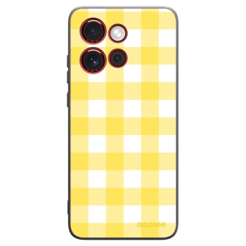 Picasee silikonski črni ovitek za Motorola Edge 60 Neo 5G - Gride lemon