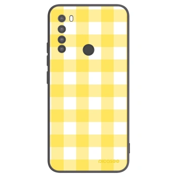 Picasee silikonski črni ovitek za Xiaomi Redmi Note 8 - Gride lemon
