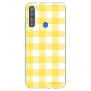Picasee silikonski prozorni ovitek za Xiaomi Redmi Note 8T - Gride lemon