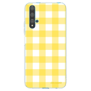 Picasee silikonski prozorni ovitek za Huawei Nova 5T - Gride lemon