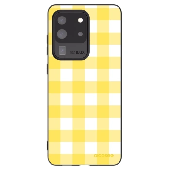 Picasee silikonski črni ovitek za Samsung Galaxy S20 Ultra 5G G988F - Gride lemon