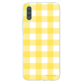 Picasee silikonski prozorni ovitek za Samsung Galaxy A30s A307F - Gride lemon
