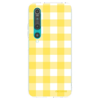 Picasee silikonski prozorni ovitek za Xiaomi Mi 10 - Gride lemon