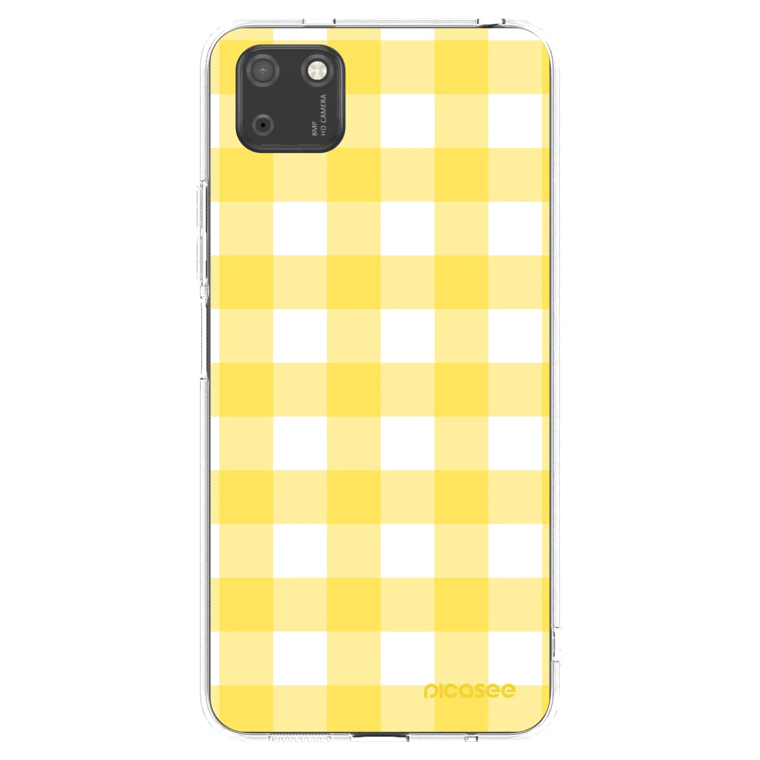 Picasee silikonski prozorni ovitek za Huawei Y5P - Gride lemon