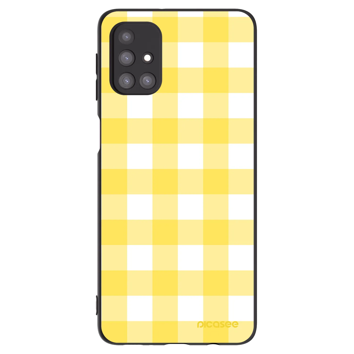 Picasee silikonski črni ovitek za Samsung Galaxy M31s - Gride lemon