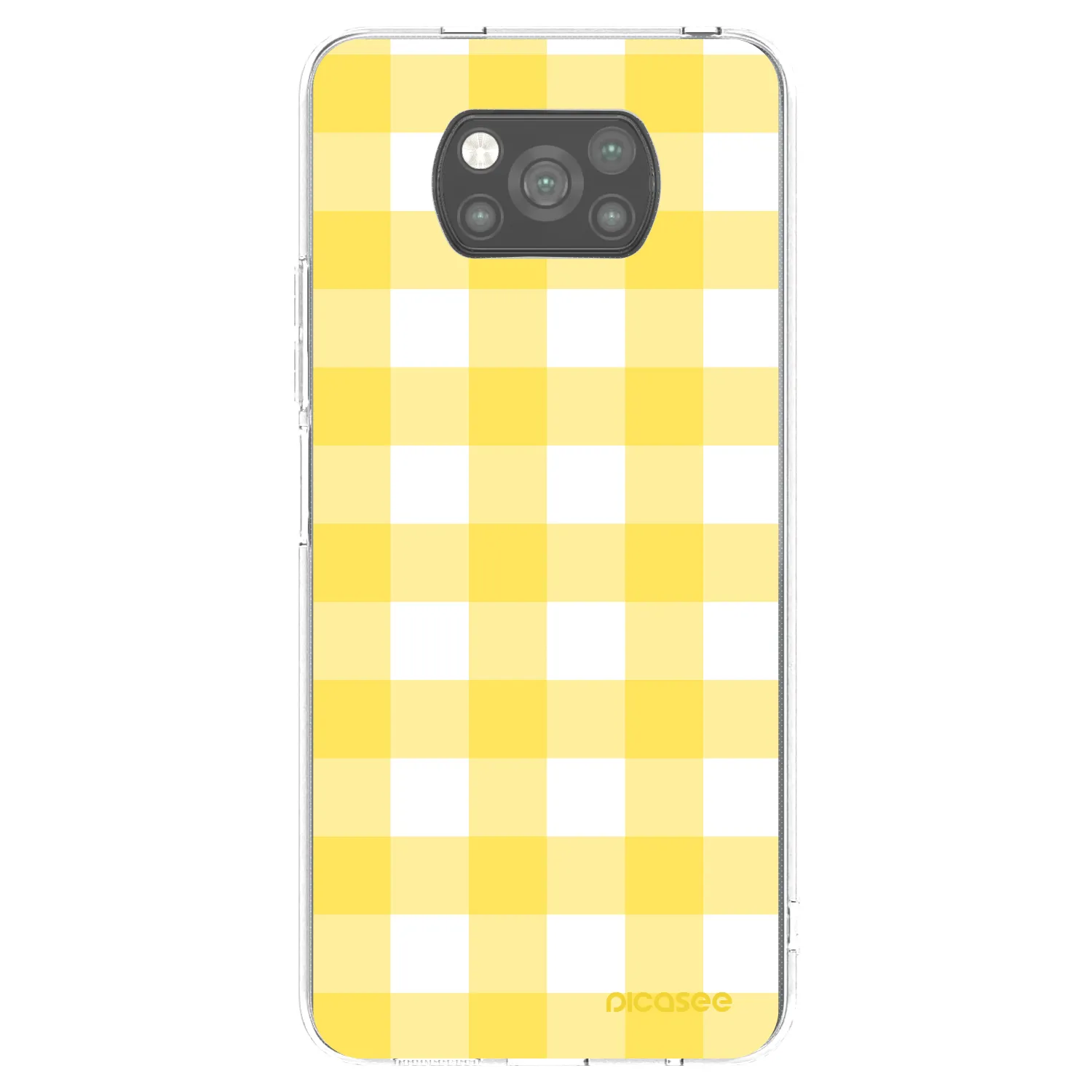 Picasee silikonski črni ovitek za Xiaomi Poco X3 - Gride lemon