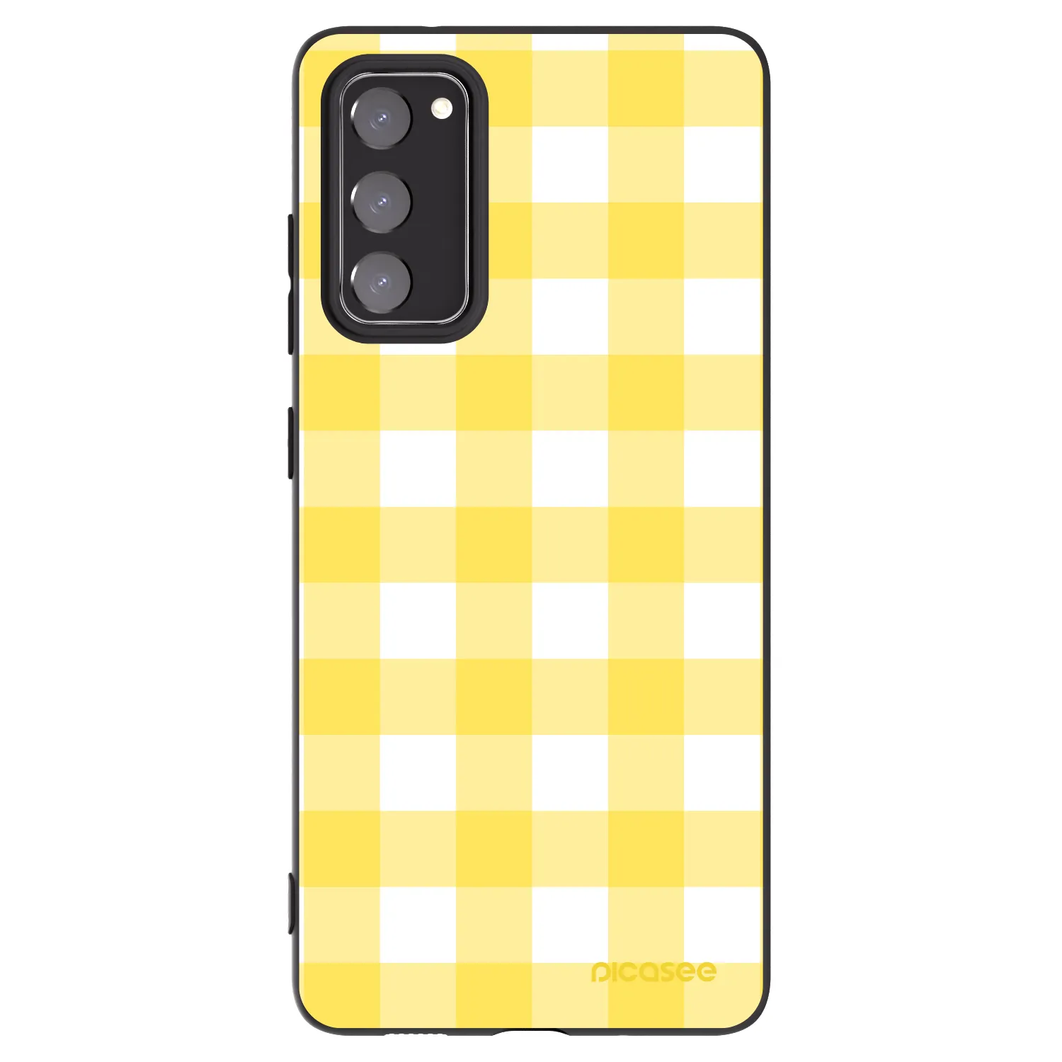 Picasee silikonski črni ovitek za Samsung Galaxy S20 FE - Gride lemon