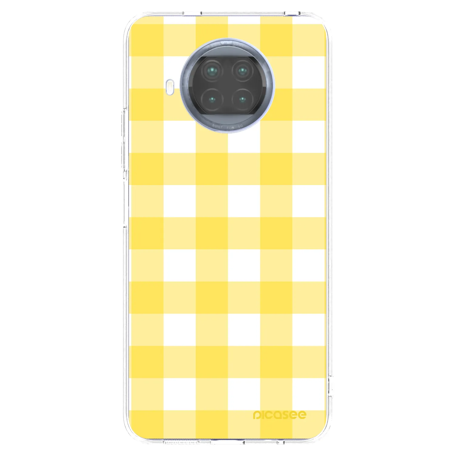 Picasee silikonski prozorni ovitek za Xiaomi Mi 10T Lite - Gride lemon