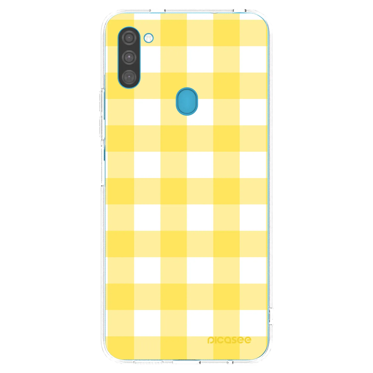 Picasee silikonski prozorni ovitek za Samsung Galaxy M11 - Gride lemon