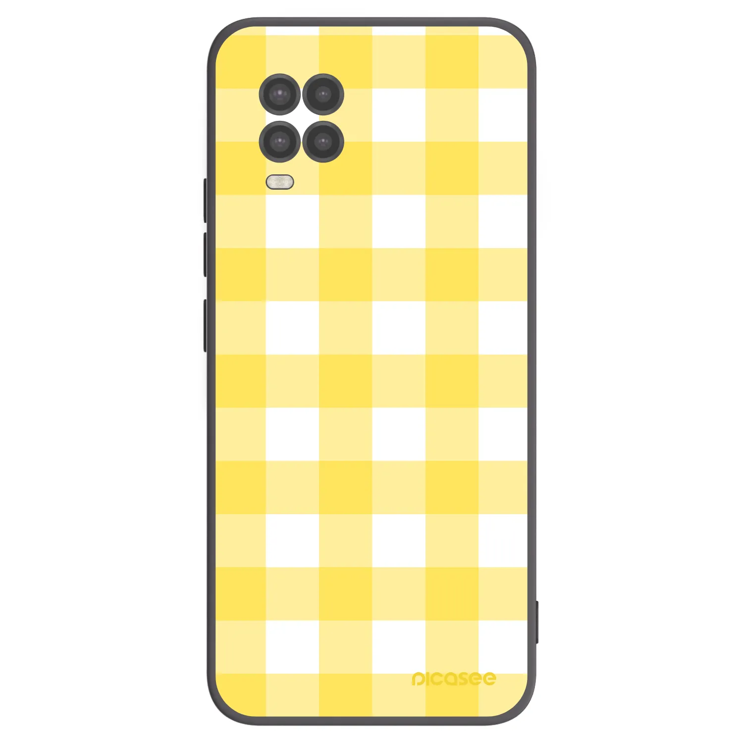 Picasee silikonski črni ovitek za Xiaomi Mi 10 Lite - Gride lemon