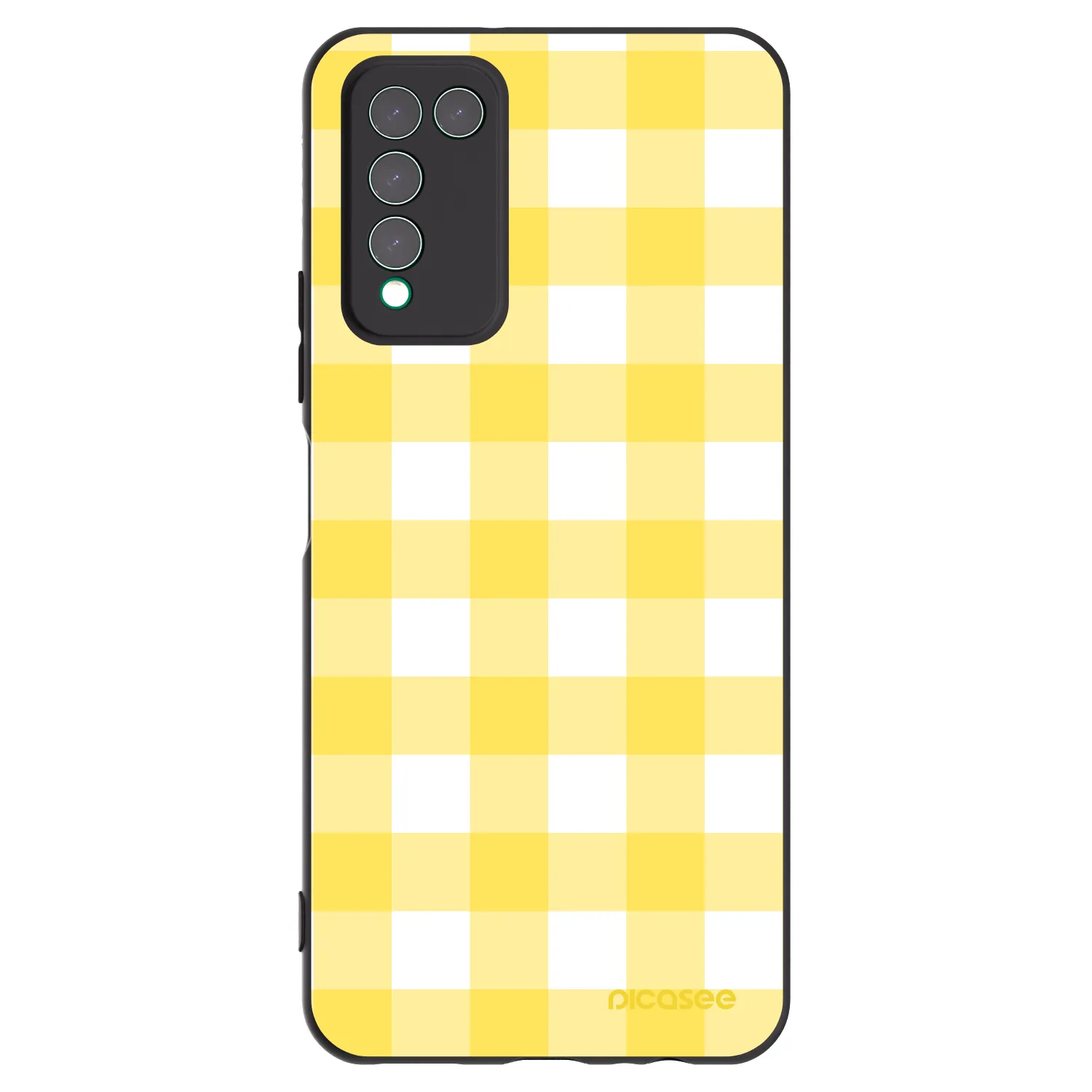 Picasee silikonski črni ovitek za Honor 10X Lite - Gride lemon