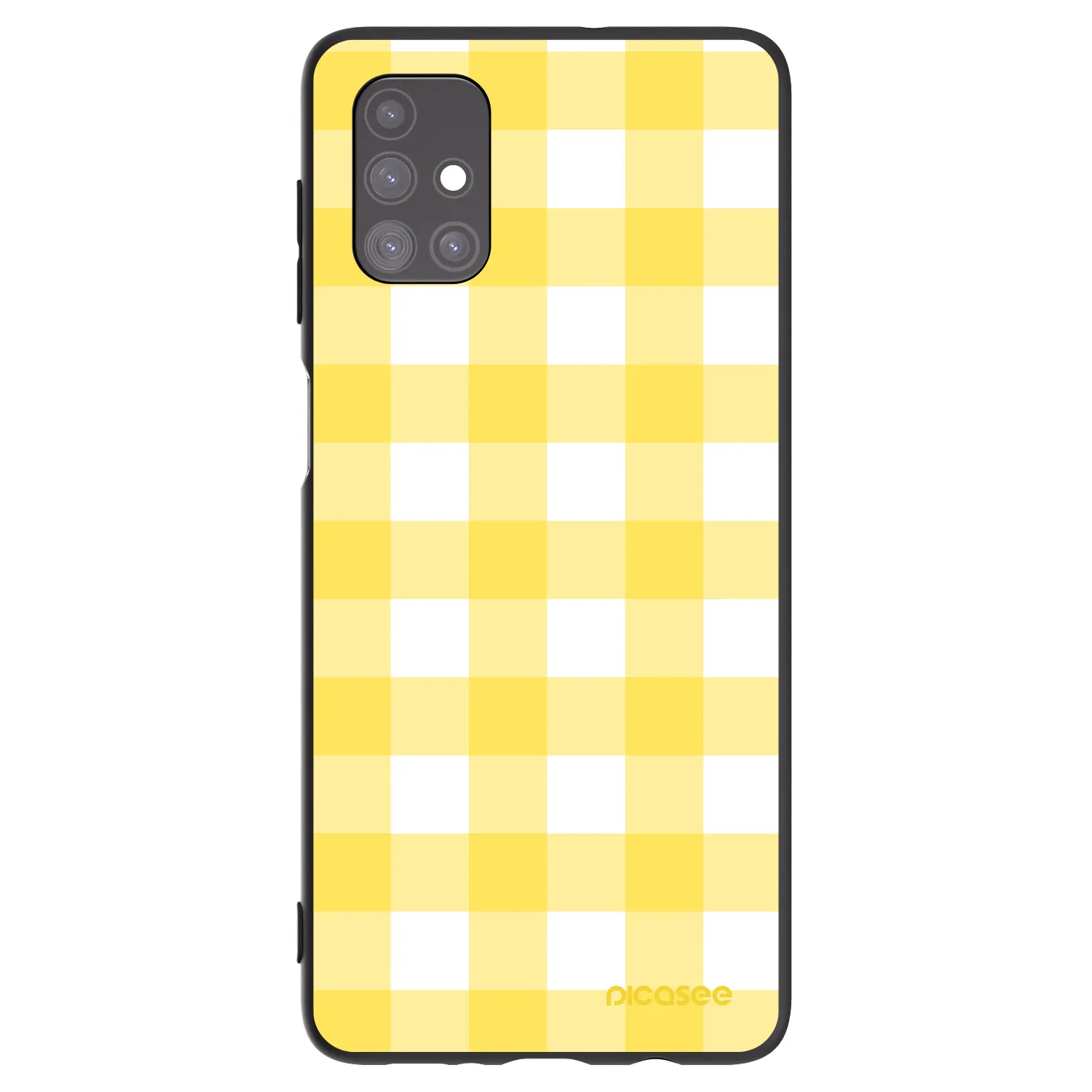 Picasee silikonski črni ovitek za Samsung Galaxy M51 M515F - Gride lemon
