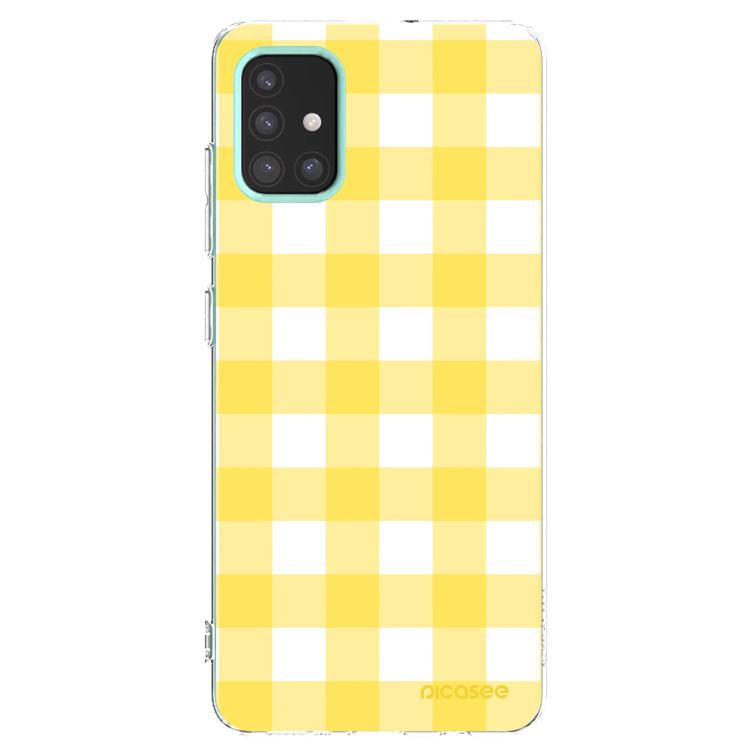 Picasee silikonski prozorni ovitek za Samsung Galaxy M31s - Gride lemon