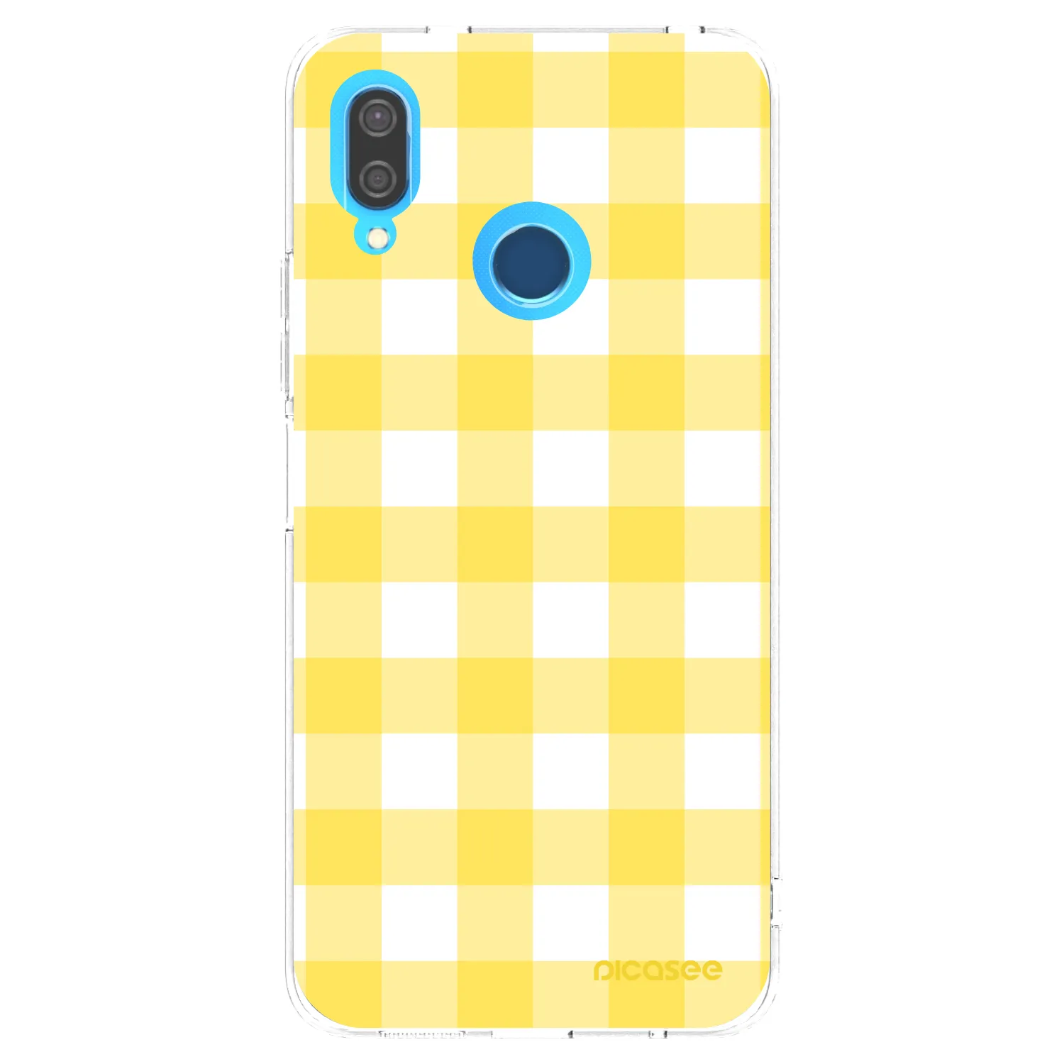 Picasee silikonski prozorni ovitek za Huawei P20 Lite - Gride lemon