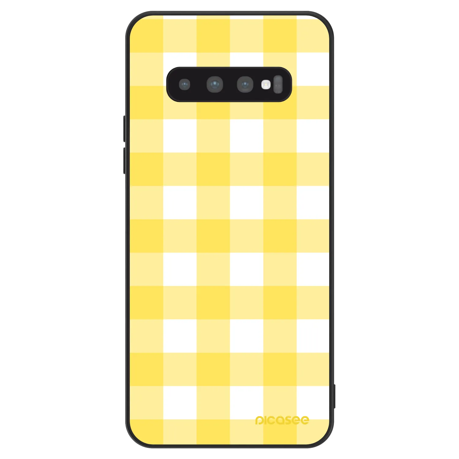 Picasee ULTIMATE CASE za Samsung Galaxy S10 G973 - Gride lemon