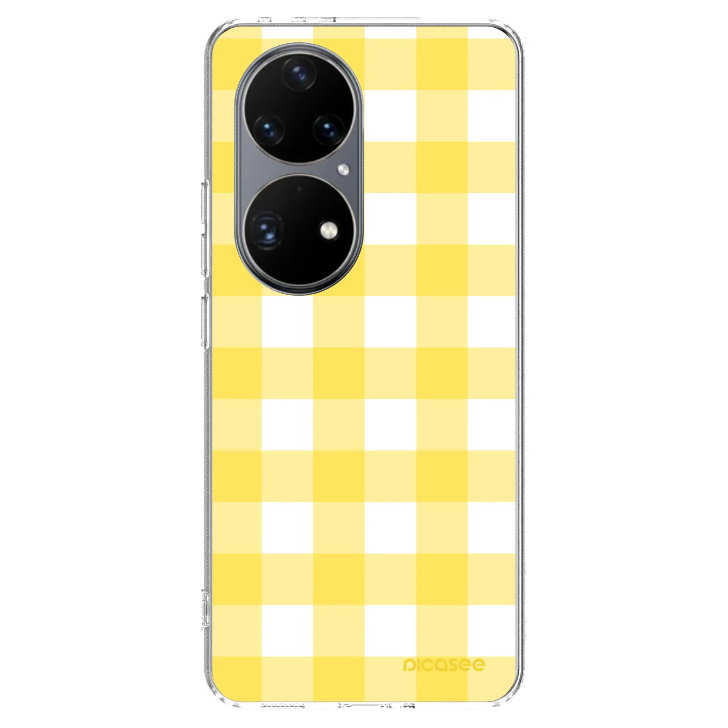 Picasee silikonski prozorni ovitek za Huawei P50 - Gride lemon