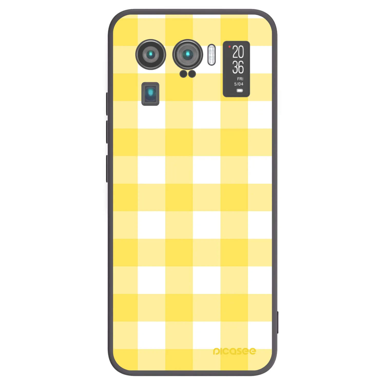 Picasee silikonski črni ovitek za Xiaomi Mi 11 Ultra - Gride lemon