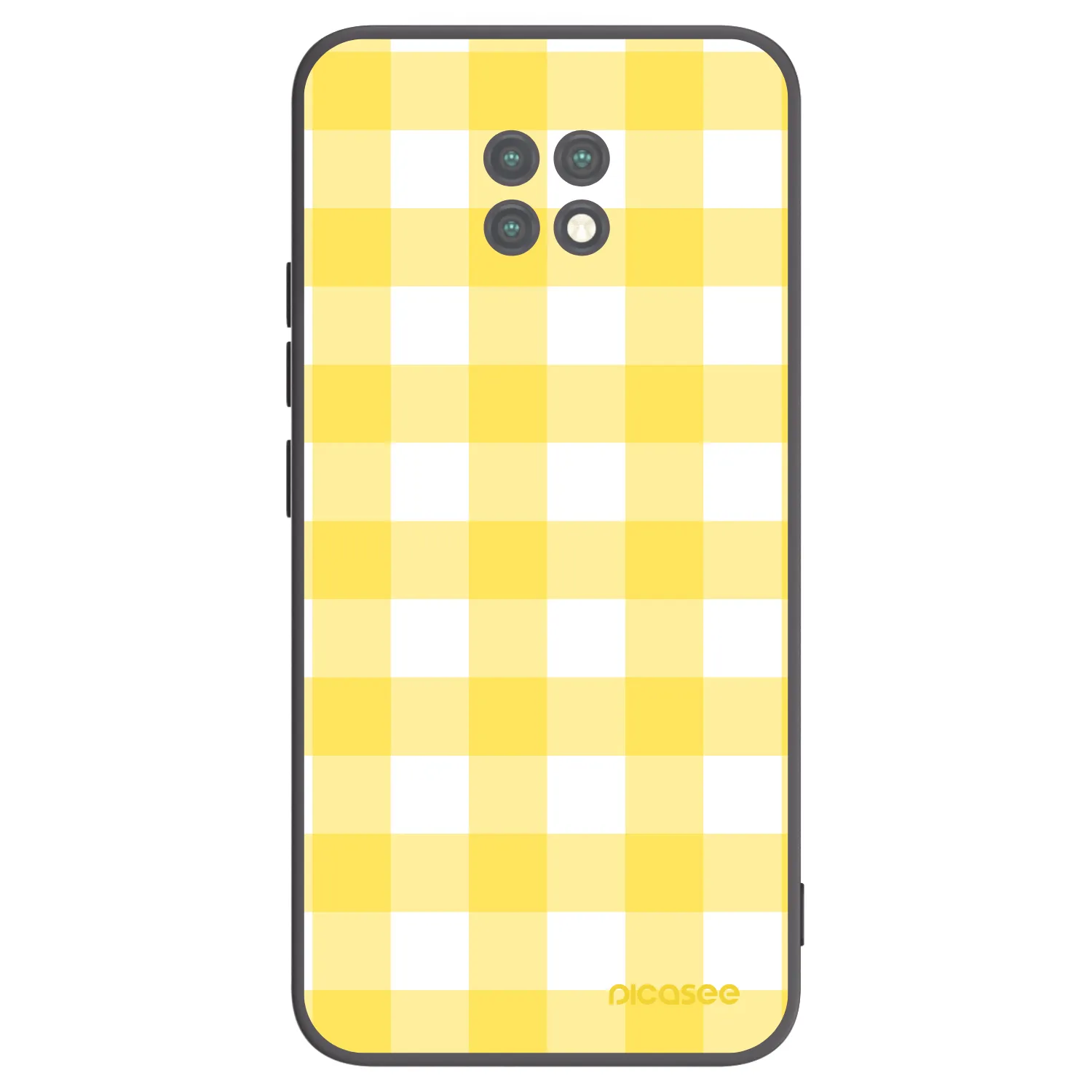 Picasee silikonski črni ovitek za Xiaomi Redmi Note 9T - Gride lemon