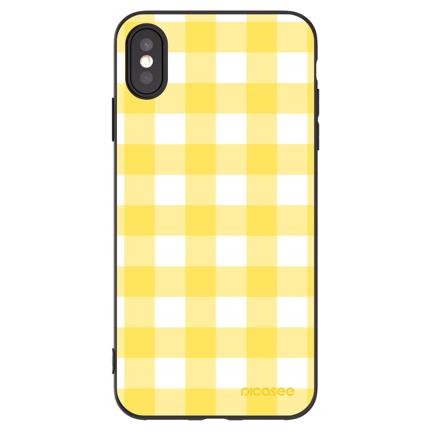 Picasee silikonski črni ovitek za Apple iPhone XS Max - Gride lemon