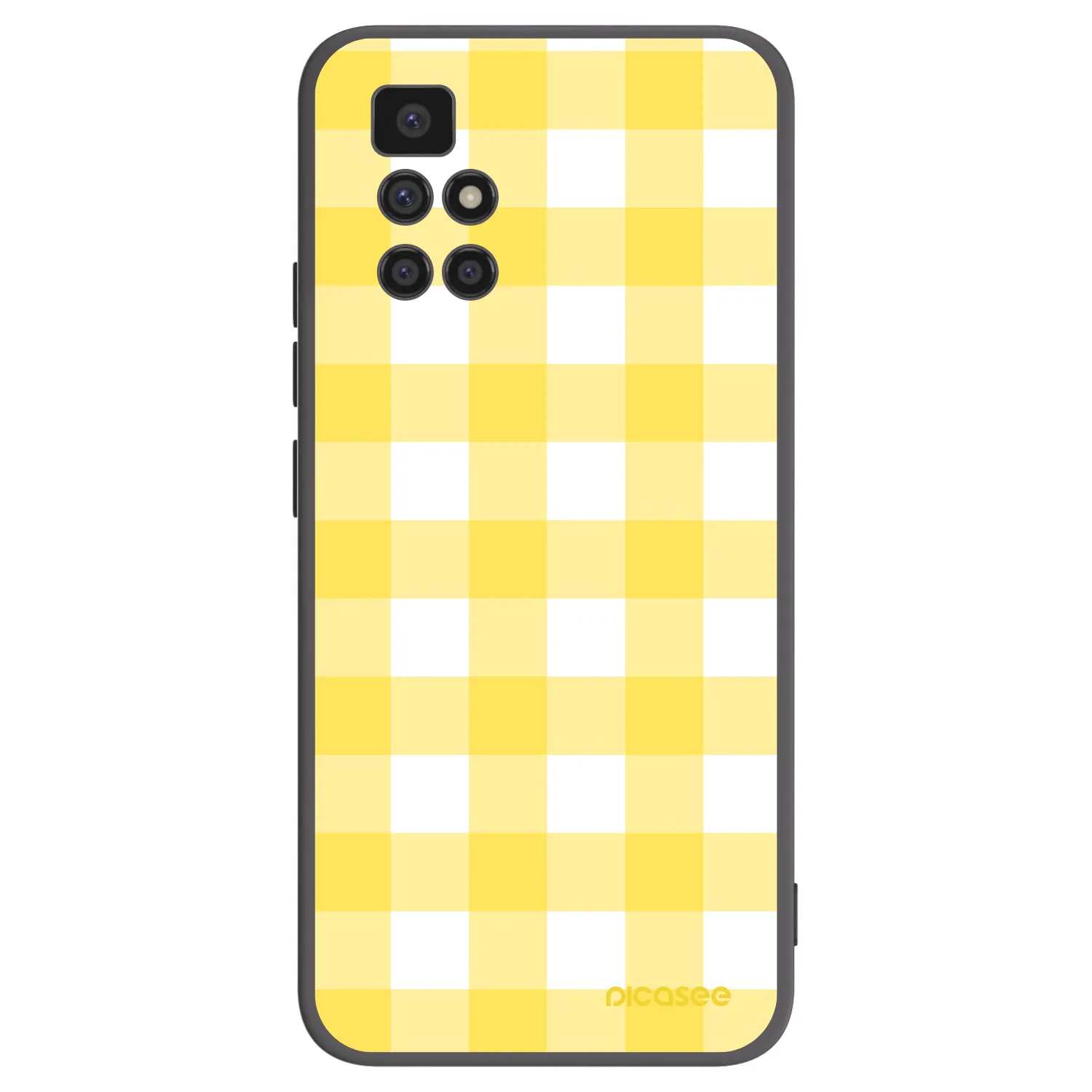 Picasee silikonski črni ovitek za Xiaomi Redmi 10 - Gride lemon