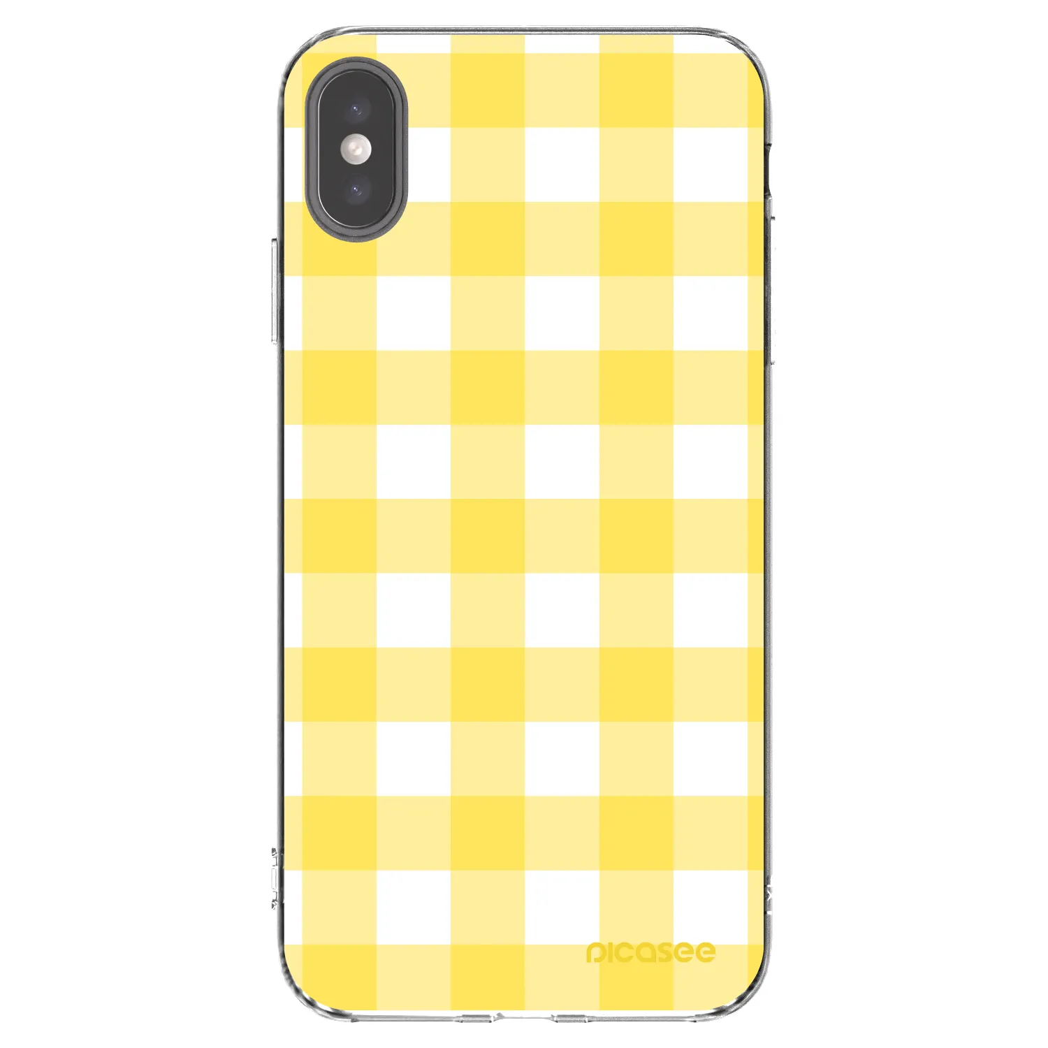 Picasee silikonski prozorni ovitek za Apple iPhone XS Max - Gride lemon