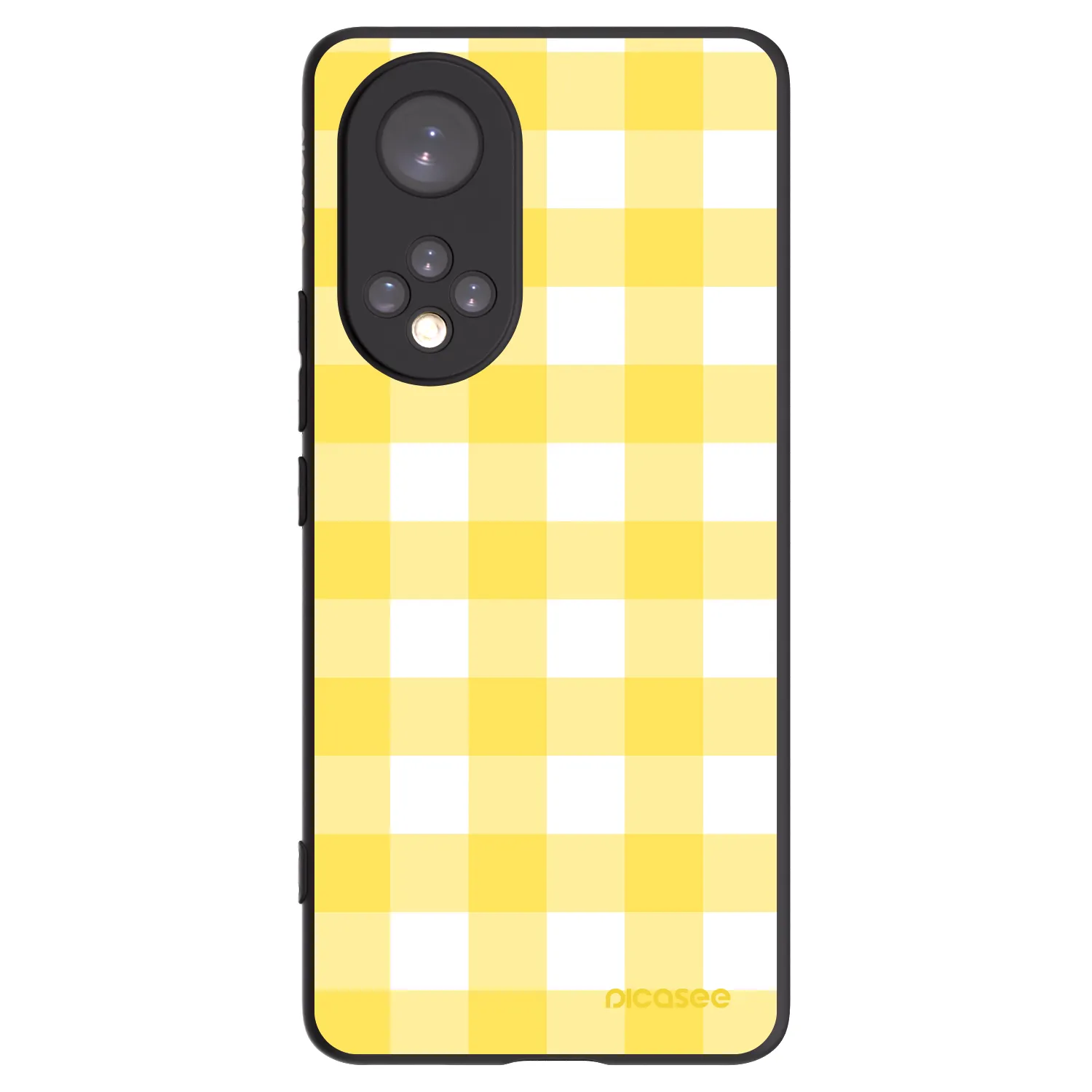 Picasee silikonski črni ovitek za Huawei Nova 9 - Gride lemon