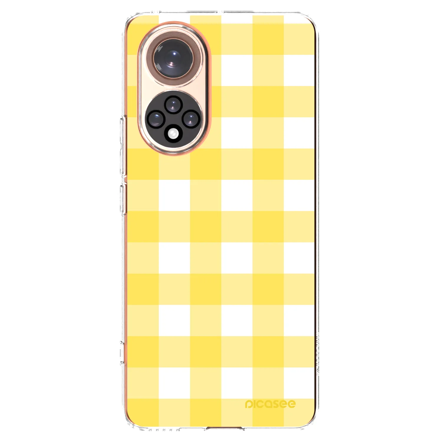 Picasee silikonski prozorni ovitek za Huawei Nova 9 - Gride lemon