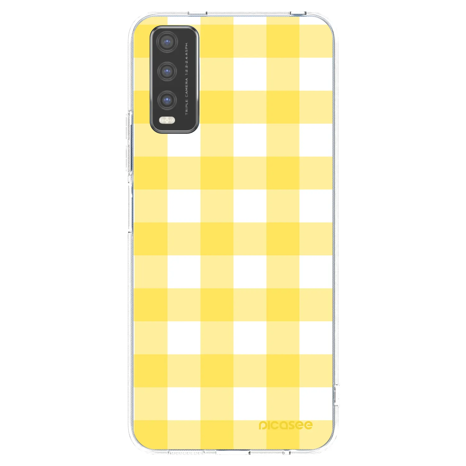 Picasee silikonski prozorni ovitek za Vivo Y20s - Gride lemon
