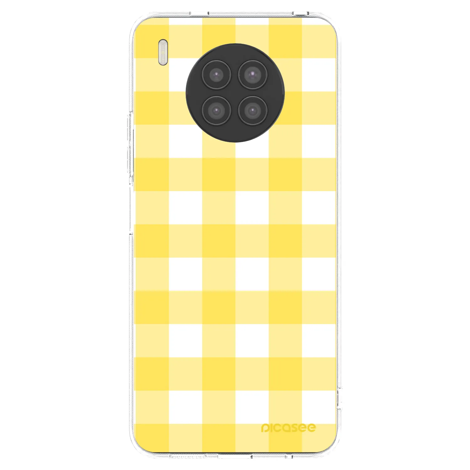Picasee silikonski prozorni ovitek za Huawei Nova 8i - Gride lemon