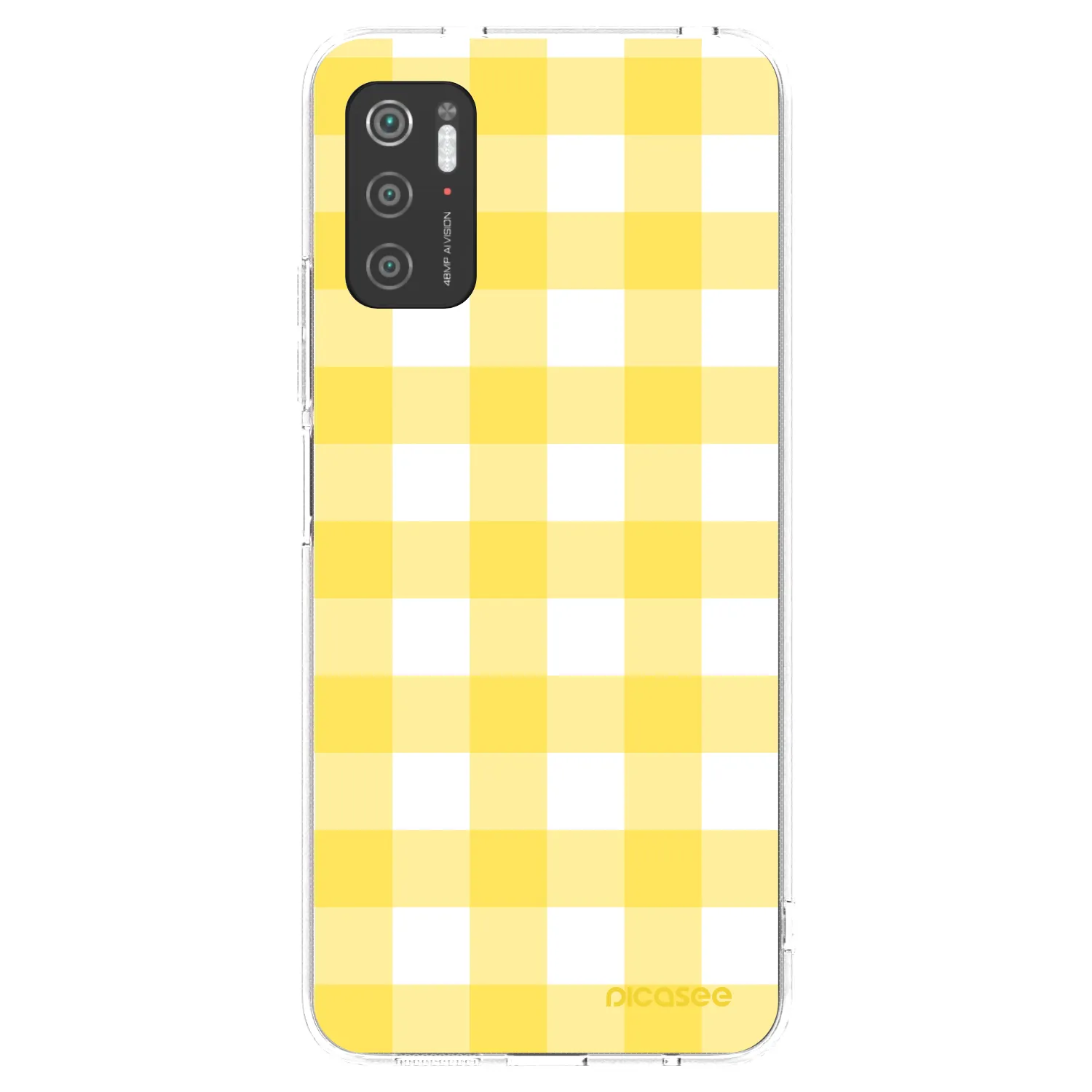 Picasee silikonski prozorni ovitek za Xiaomi Poco M3 Pro 5G - Gride lemon