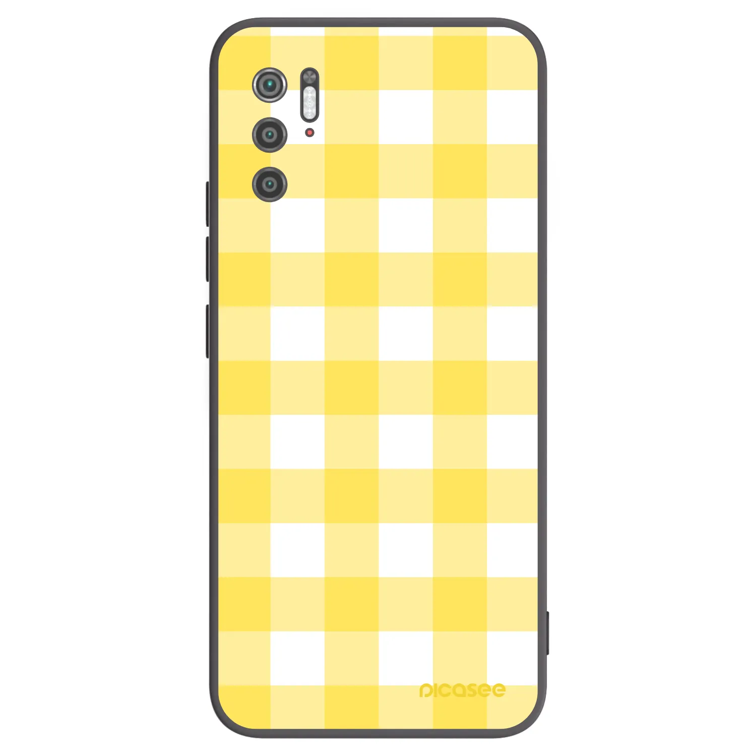 Picasee silikonski črni ovitek za Xiaomi Poco M3 Pro 5G - Gride lemon