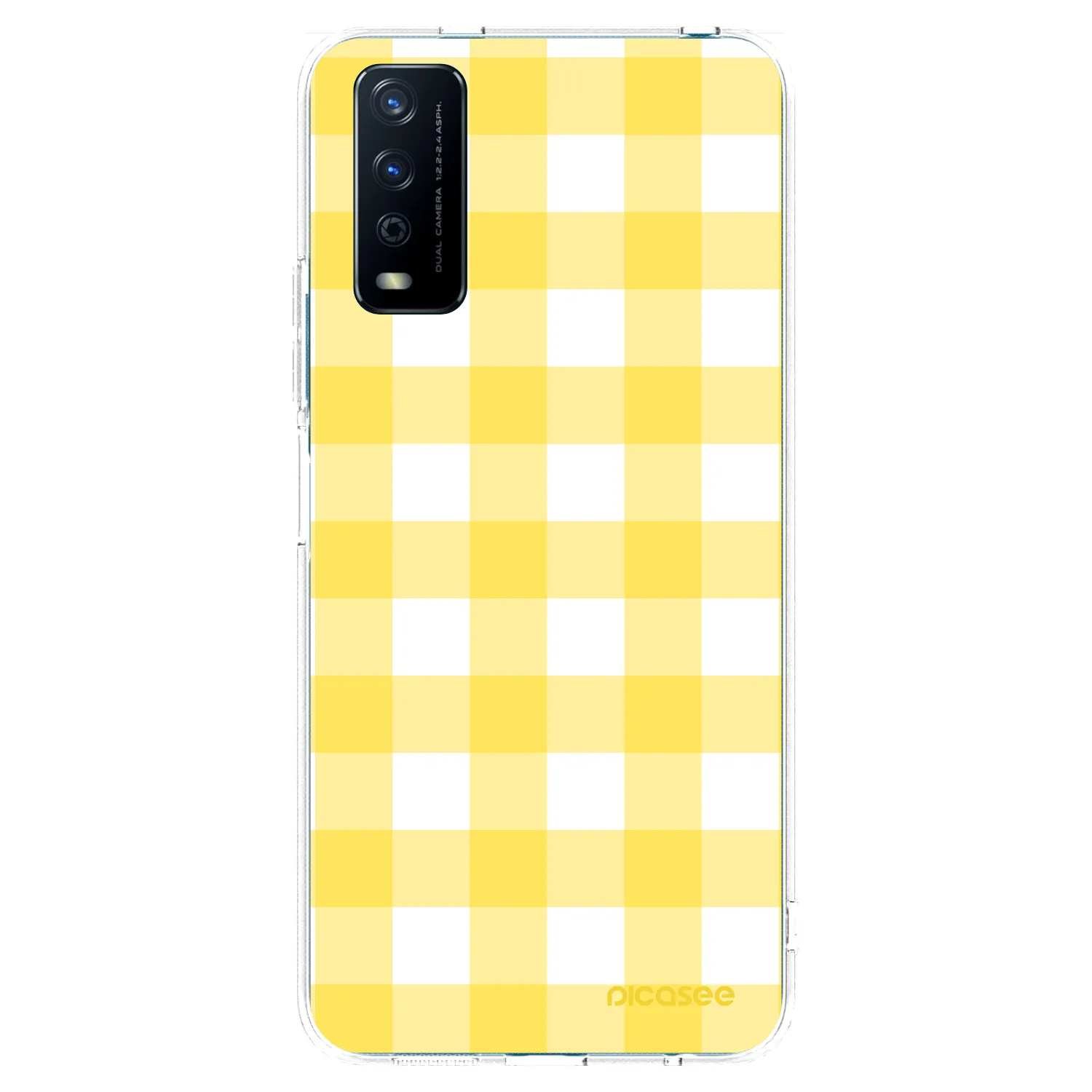 Picasee silikonski prozorni ovitek za Vivo Y11s - Gride lemon