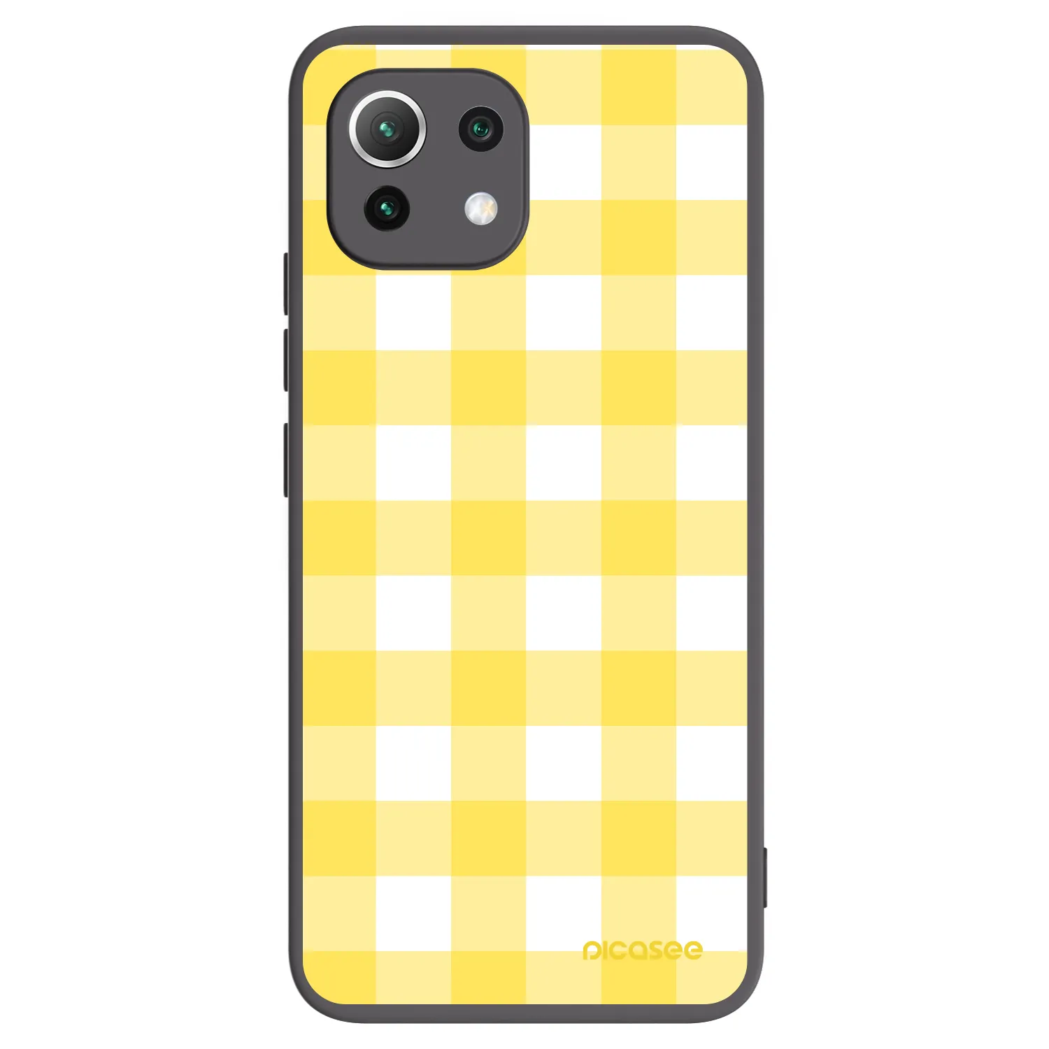 Silikonski črni ovitek za Xiaomi 11 Lite 5G NE - Gride lemon