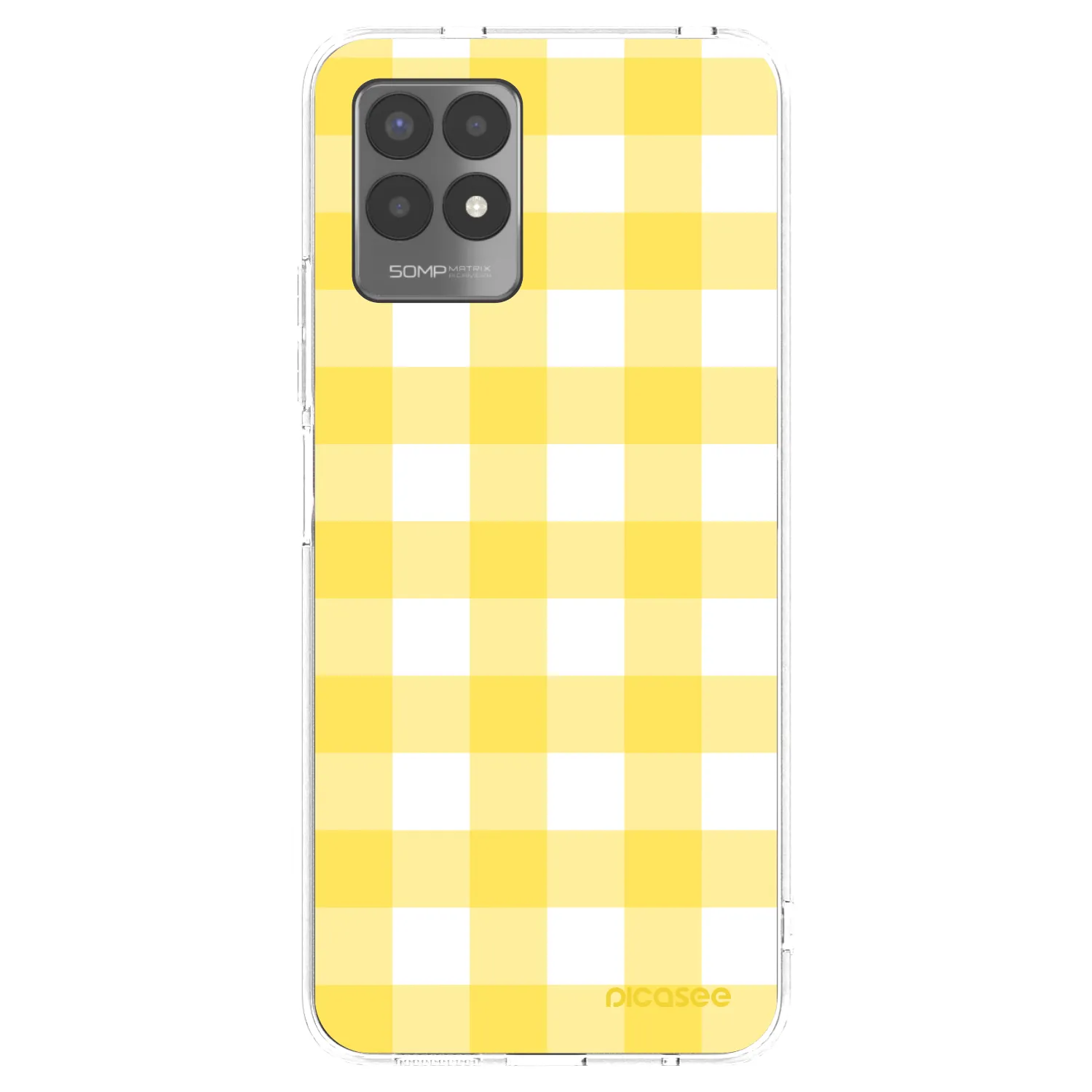 Picasee silikonski prozorni ovitek za Realme 8i - Gride lemon