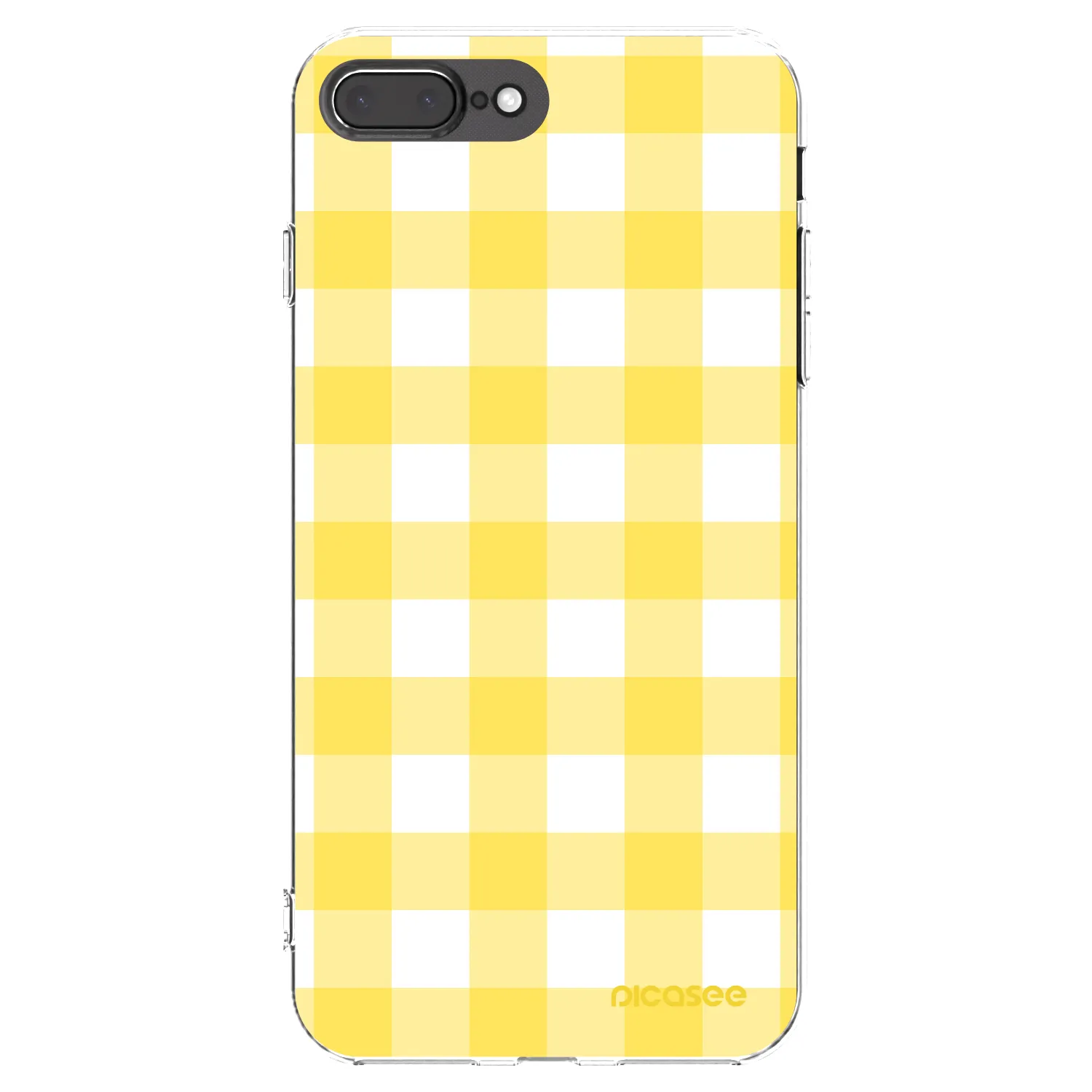 Picasee silikonski prozorni ovitek za Apple iPhone 7 Plus - Gride lemon