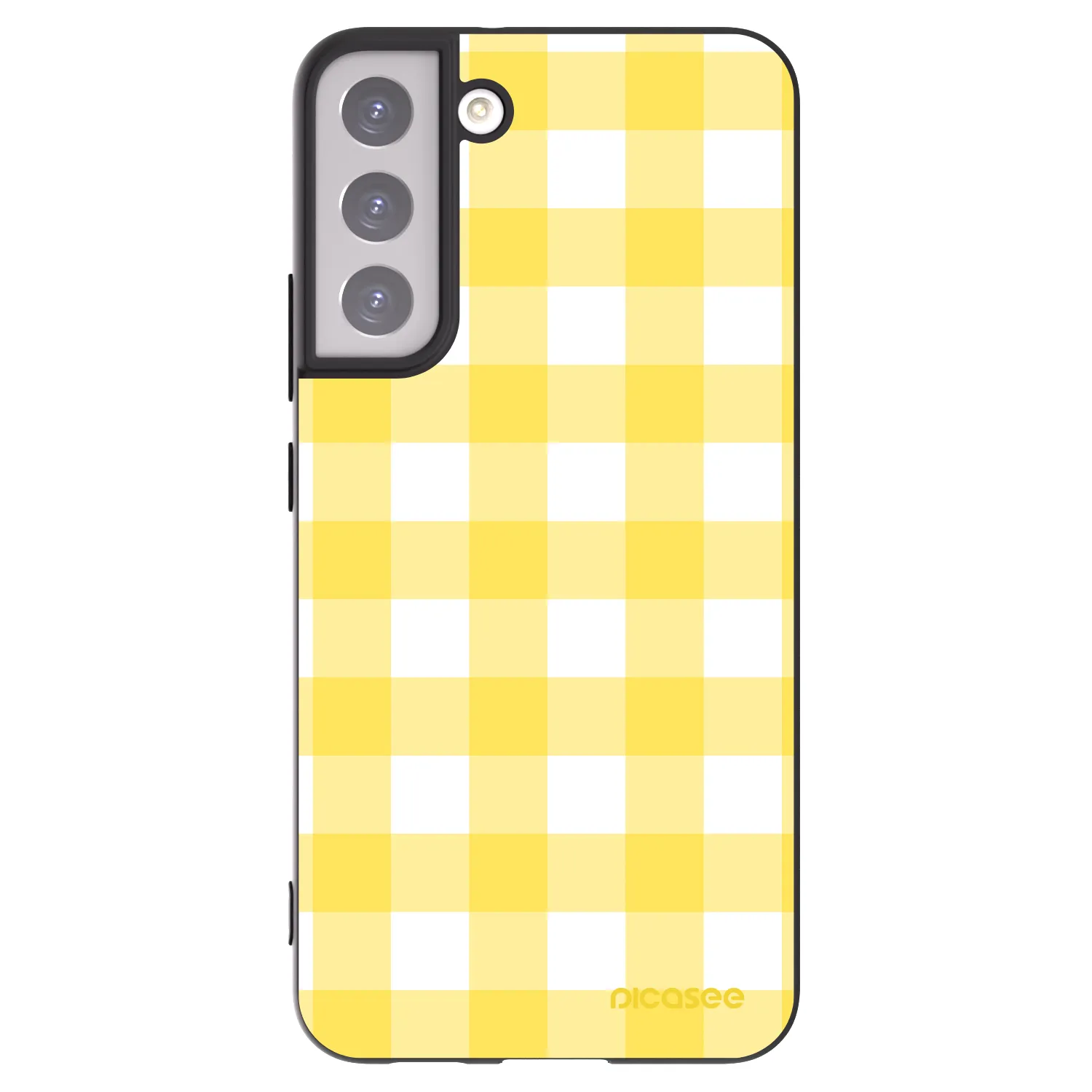 Picasee silikonski črni ovitek za Samsung Galaxy S22+ 5G - Gride lemon