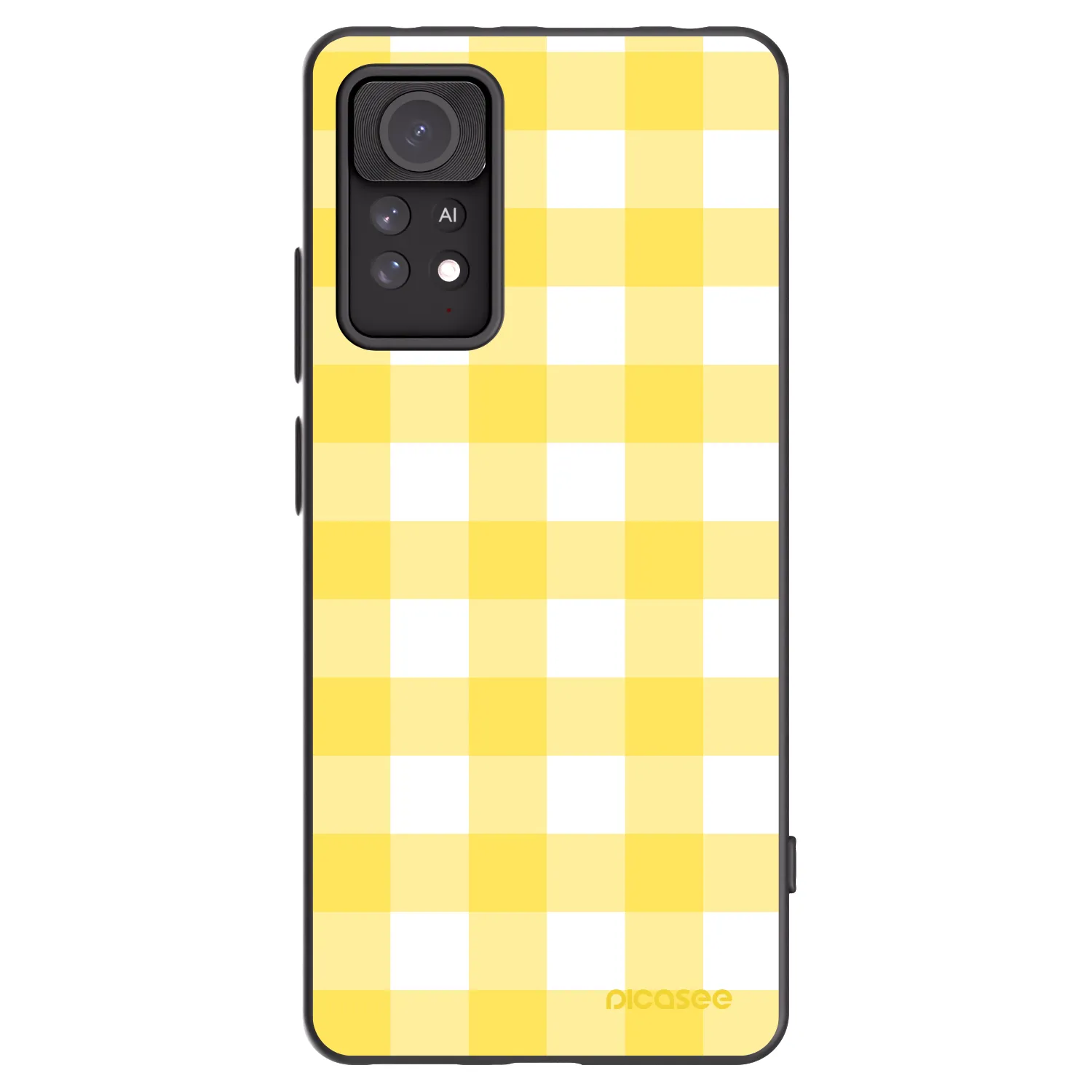 Picasee silikonski črni ovitek za Xiaomi Redmi Note 11 Pro - Gride lemon