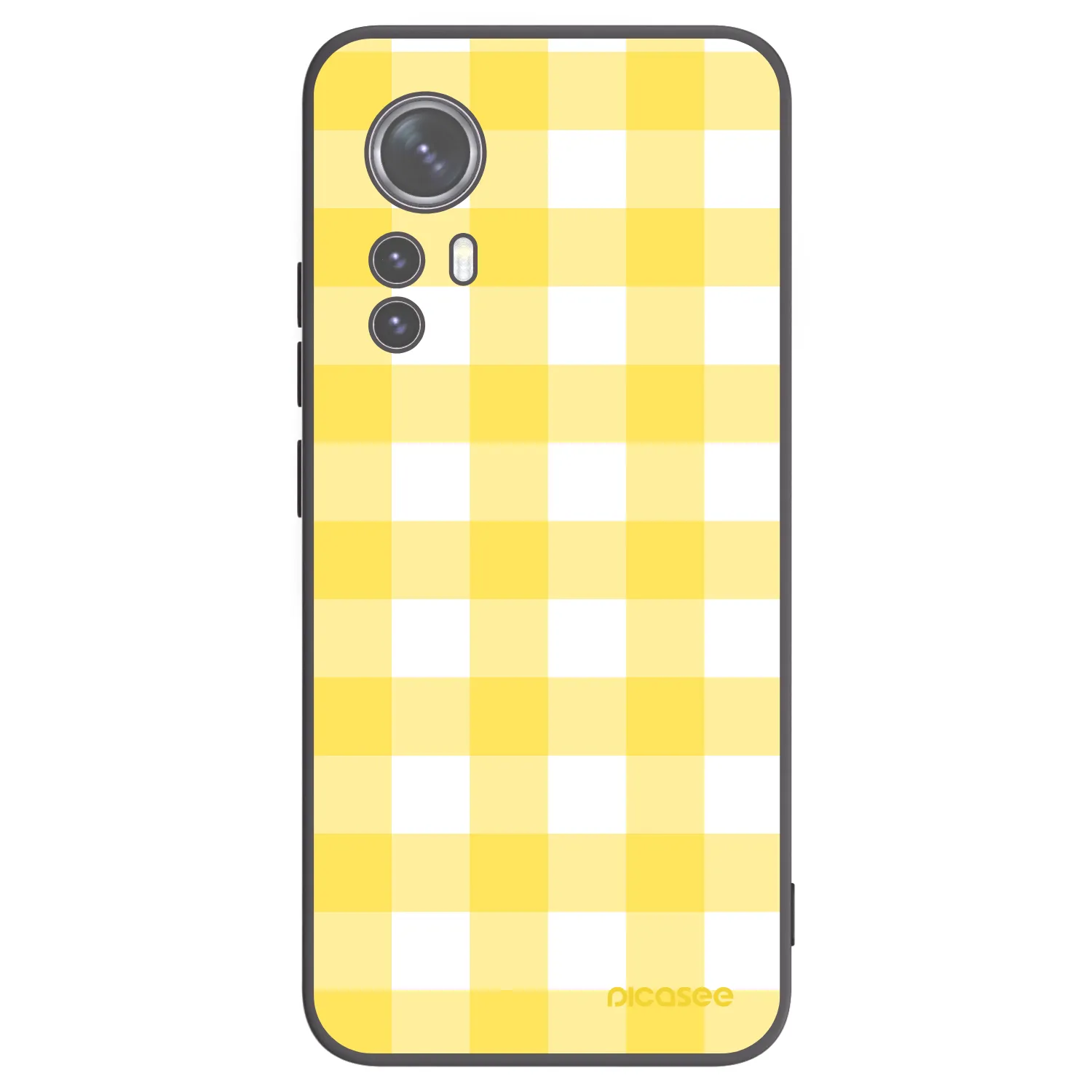 Picasee silikonski črni ovitek za Xiaomi 12 - Gride lemon